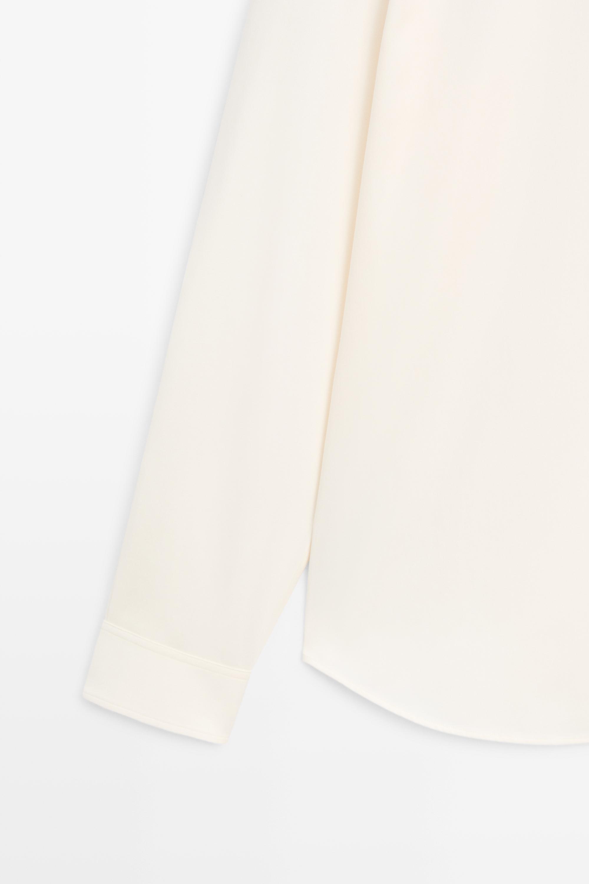 Cotton blend shirt